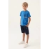 ERKEK GARSON BERMUDA TAKIM - COBALT