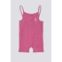 KIZ BEBEK 2 Lİ KISA KOL T-SHIRT TAKIM - Pembe