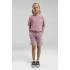 KIZ ÇOCUK BERMUDA TAKIM - RETRO PEMBE