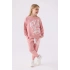 KIZ ÇOCUK EŞOFMAN TAKIM - RETRO PEMBE