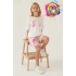 BARBIE KIZ GARSON ŞORT TAKIM - KREM