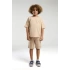 ERKEK ÇOCUK BERMUDA TAKIM - BEJ