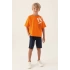 ERKEK ÇOCUK BERMUDA TAKIM - TURUNCU