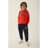 ERKEK ÇOCUK EŞOFMAN TAKIM - NAR ÇİÇEĞİ