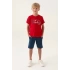 ERKEK GARSON BERMUDA TAKIM - KIRMIZI