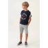 ERKEK GARSON BERMUDA TAKIM - KREM