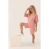 KIZ ÇOCUK BERMUDA TAKIM - RETRO PEMBE