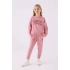 KIZ ÇOCUK EŞOFMAN TAKIMI - RETRO PEMBE