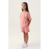 KIZ ÇOCUK ŞORT TAKIM - RETRO PEMBE