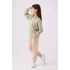 KIZ GARSON EŞOFMAN TAKIMI - ÇAY YEŞİLİ