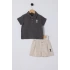 U.S POLO ASSN ERKEK BEBEK 2Lİ TAKIM - ANTRASİT MÜSLİN