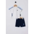 U.S POLO ASSN ERKEK BEBEK 2Lİ TAKIM - BEYAZ/MAVİ