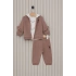 US POLO KIZ BEBEK 3LU TAKIM  - VİZON