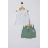 U.S.POLO ASSN. KIZ BEBEK 2Lİ TAKIM - Beyaz