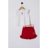 U.S.POLO ASSN. KIZ BEBEK 2Lİ TAKIM - Beyaz