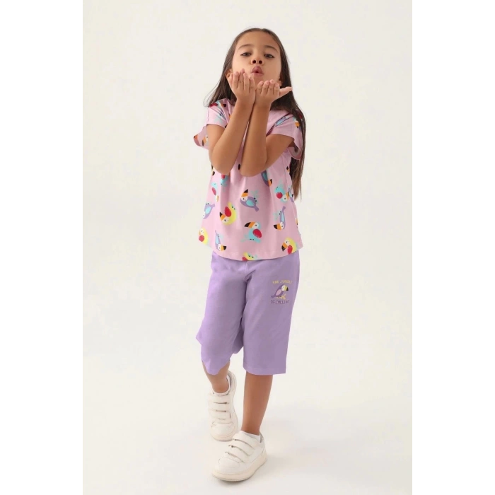 KIZ ÇOCUK KAPRİ TAKIM - ROSE