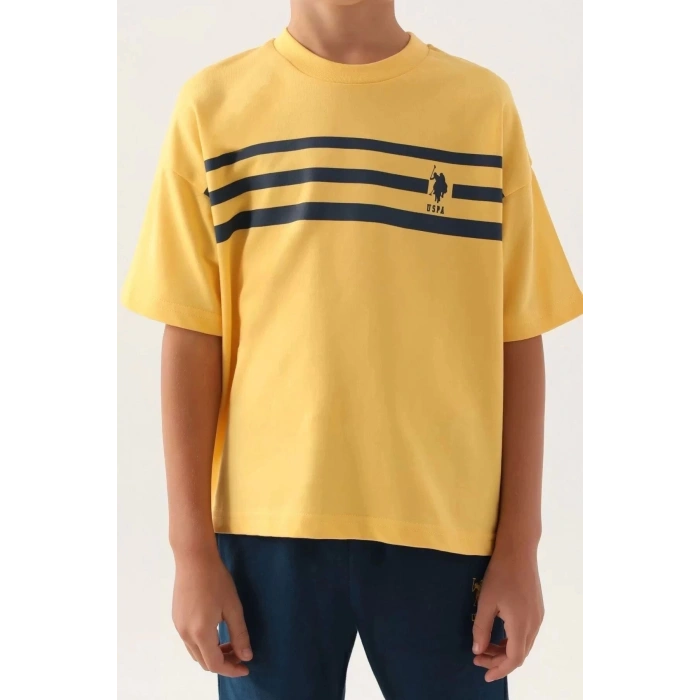 ERKEK ÇOCUK BERMUDA TAKIM - KAVUN