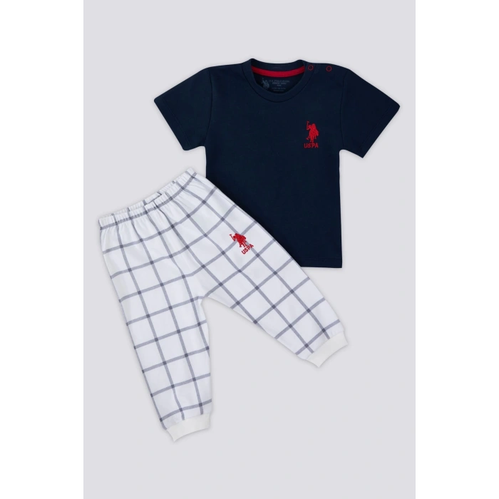 ERKEK BEBEK 2 Lİ KISA KOL T-SHIRT TAKIM - NAVY