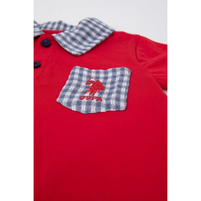 ERKEK BEBEK 2 Lİ KISA KOL T-SHIRT TAKIM - KIRMIZI