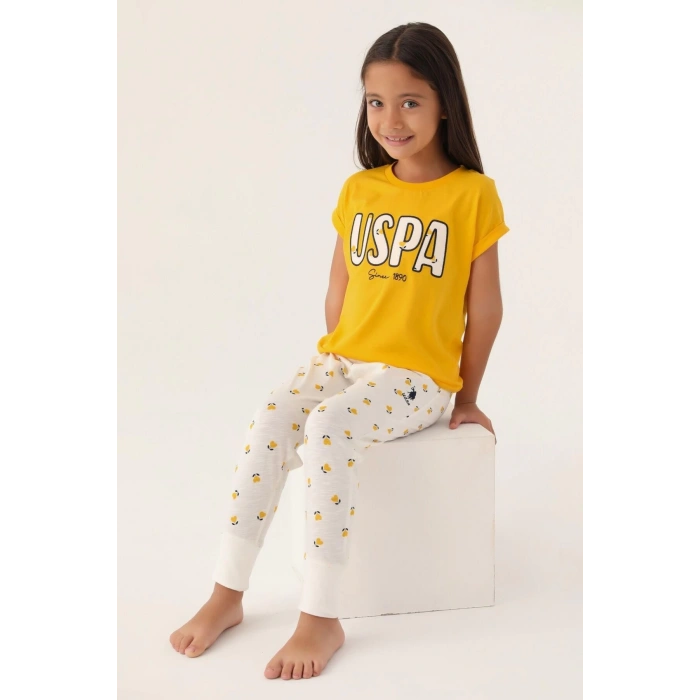 KIZ GARSON İKİLİ TAKIM - Sarı