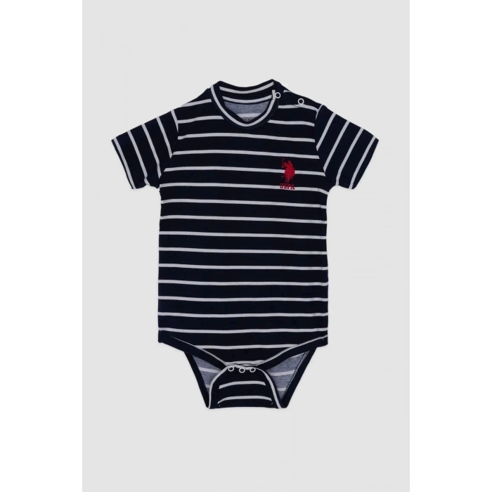 ERKEK BEBEK KISA KOL BODY - LACİVERT