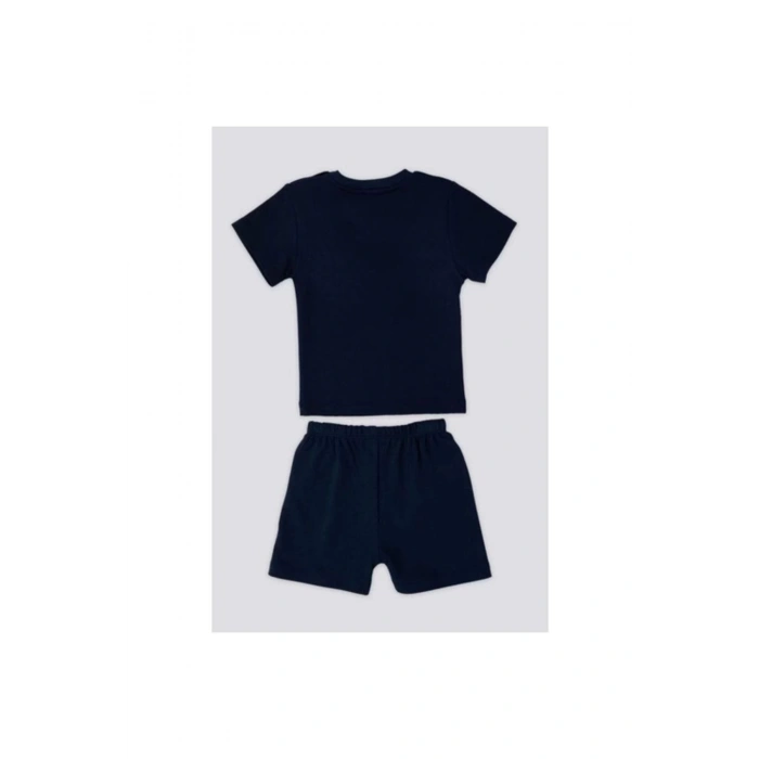 ERKEK BEBEK 2 Lİ KISA KOL T-SHIRT TAKIM - NAVY