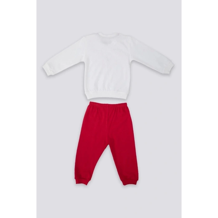 ERKEK BEBEK 2 Lİ UZUN KOL T-SHIRT TAKIM - KREM