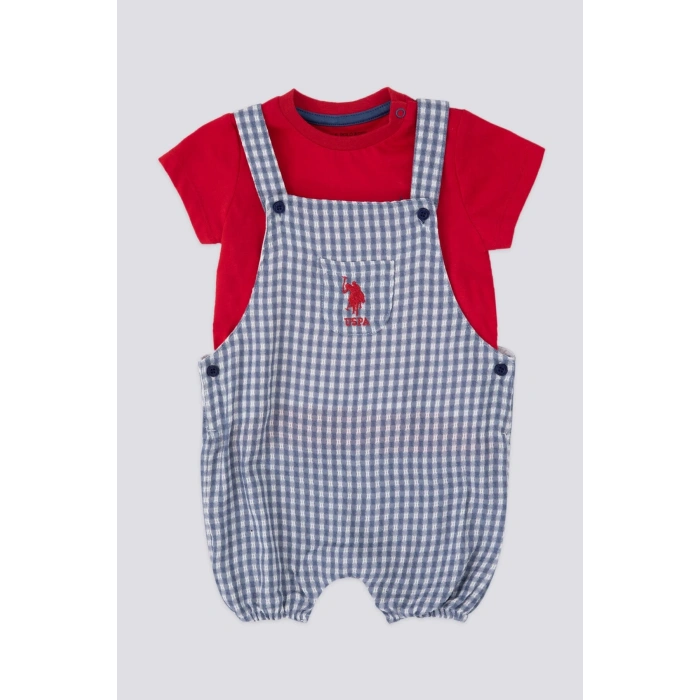 ERKEK BEBEK KISA KOL 2 Lİ TAKIM - GECE MAVİSİ