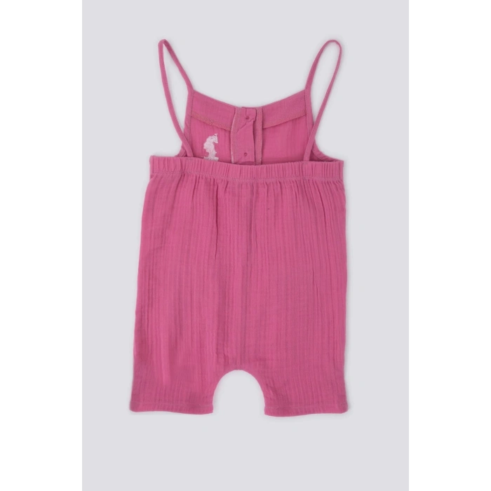 KIZ BEBEK 2 Lİ KISA KOL T-SHIRT TAKIM - Pembe