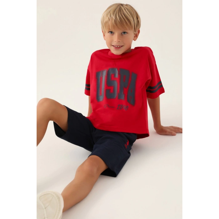 ERKEK ÇOCUK BERMUDA TAKIM - KIRMIZI