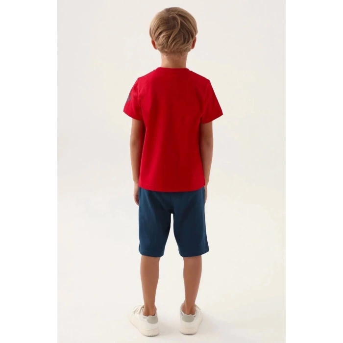 ERKEK ÇOCUK BERMUDA TAKIM - KIRMIZI