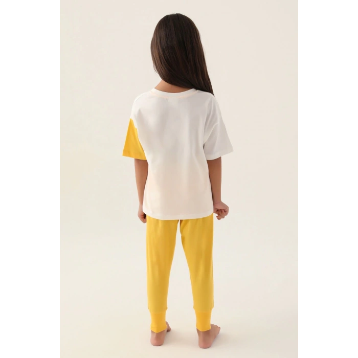 KIZ ÇOCUK İKİLİ TAKIM - KREM