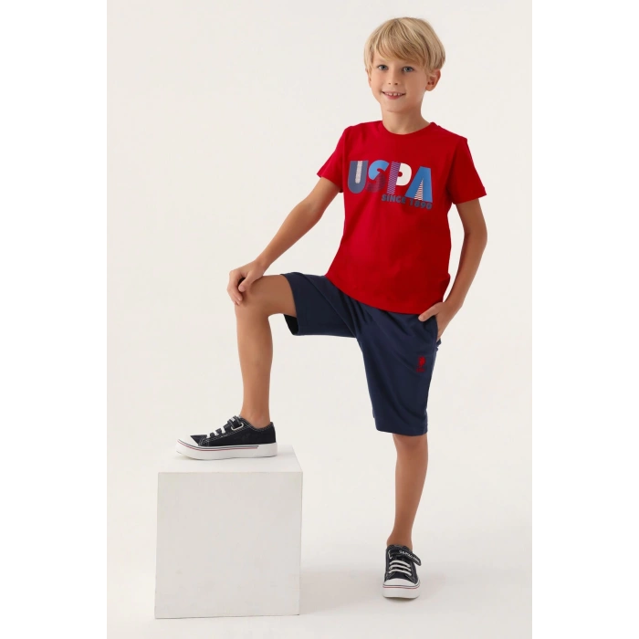 ERKEK ÇOCUK BERMUDA TAKIM - KIRMIZI