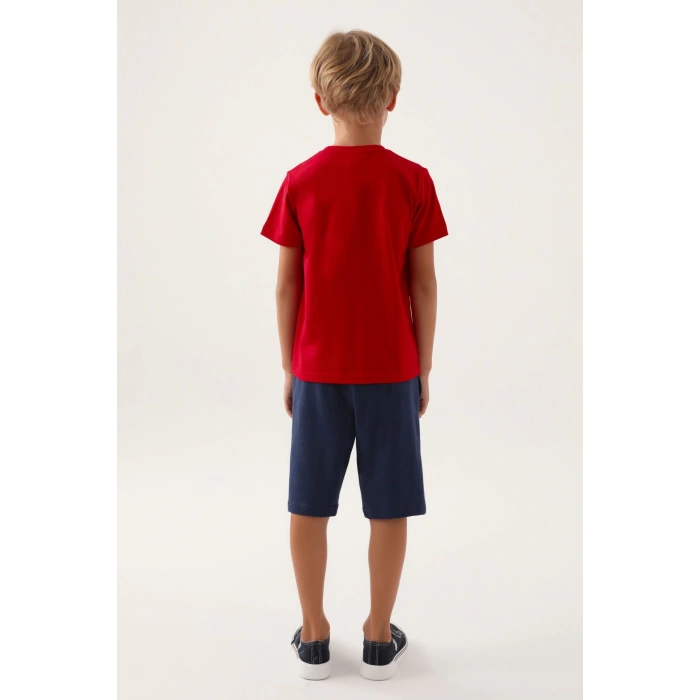 ERKEK ÇOCUK BERMUDA TAKIM - KIRMIZI
