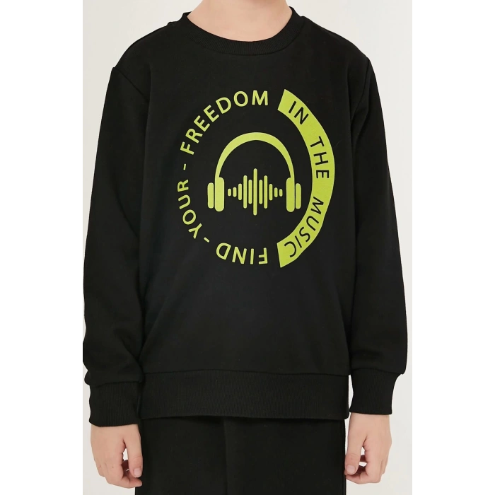 ERKEK ÇOCUK EŞOFMAN TAKIM - SİYAH