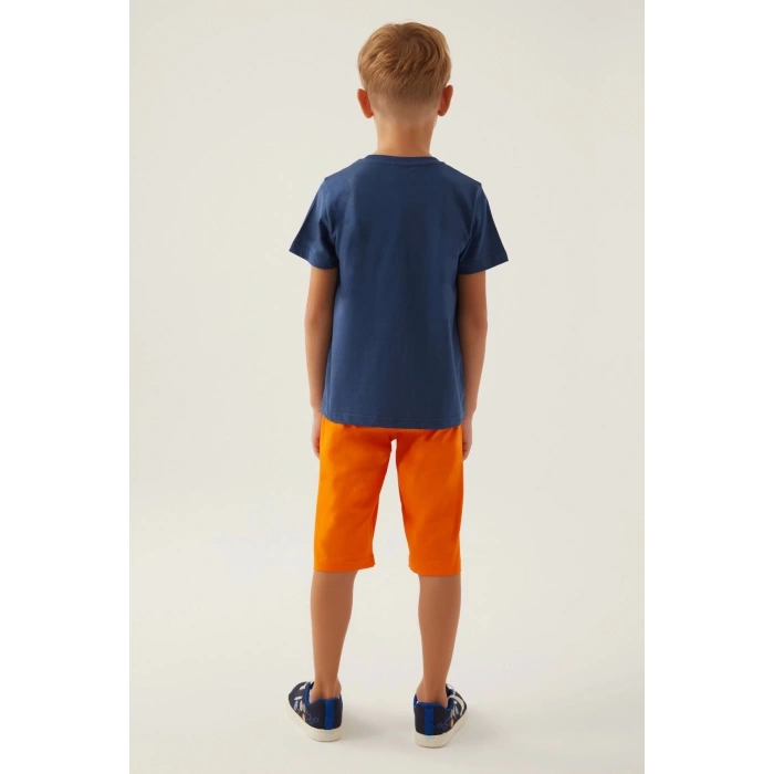 AVENGERS ERKEK ÇOCUK KAPRİ TAKIM - KOYU İNDİGO