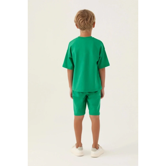 ERKEK ÇOCUK BERMUDA TAKIM - ÇAM YEŞİLİ