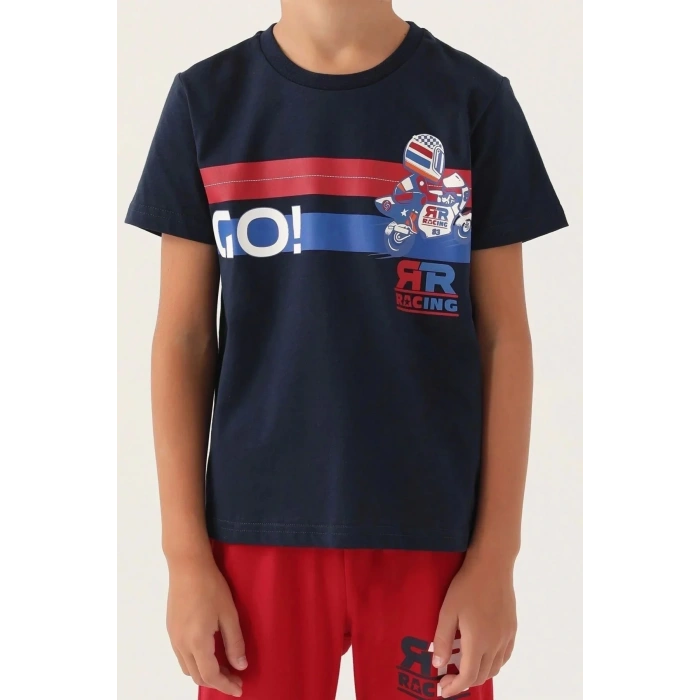 ERKEK ÇOCUK İKİLİ TAKIM - LACİVERT