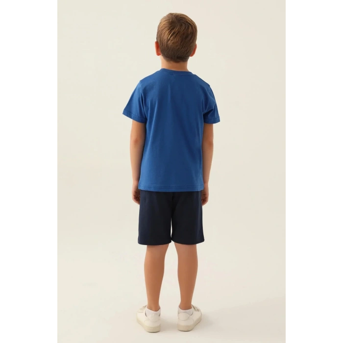 ERKEK ÇOCUK BERMUDA TAKIM - COBALT