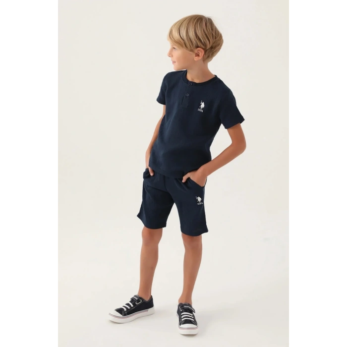 ERKEK GARSON BERMUDA TAKIM - LACİVERT