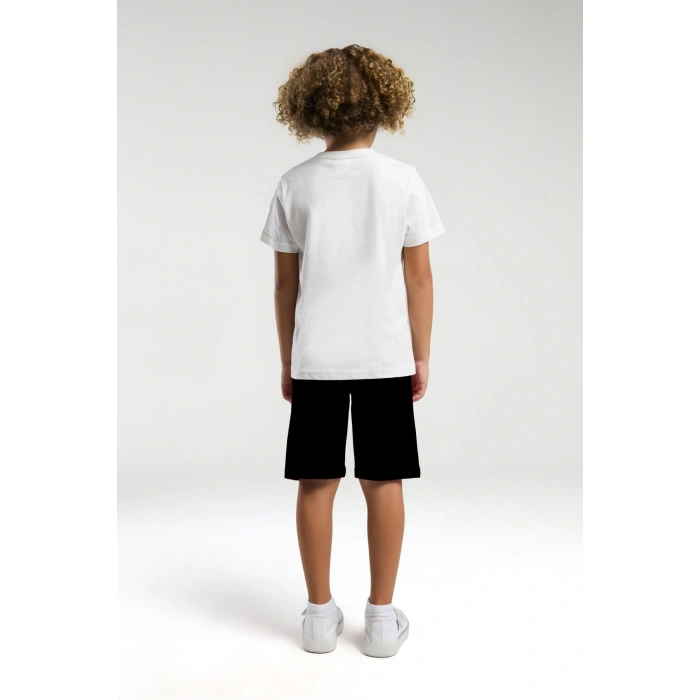 ERKEK GARSON BERMUDA TAKIM - Beyaz