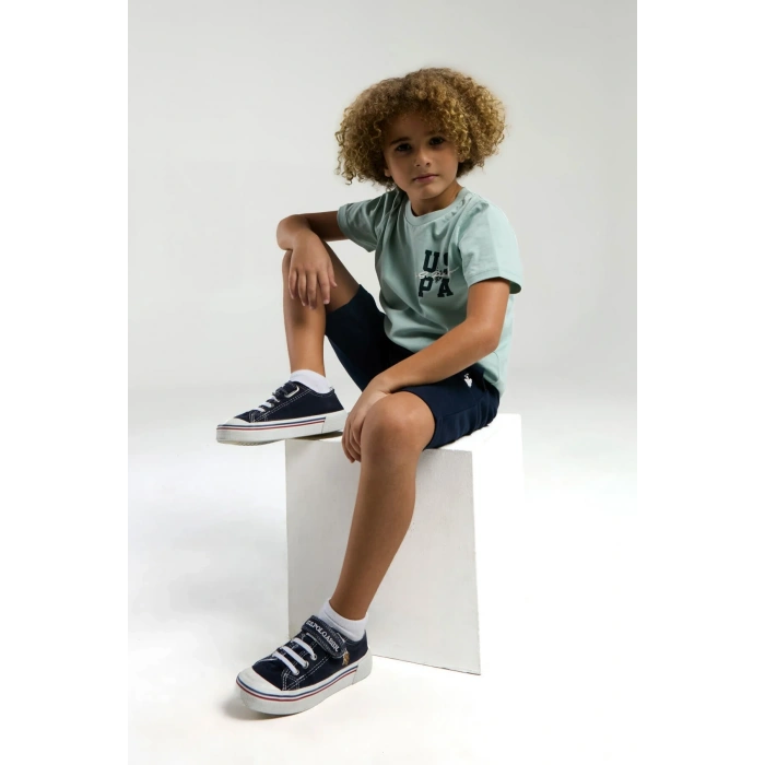 ERKEK ÇOCUK BERMUDA TAKIM - AÇIK KAHVE