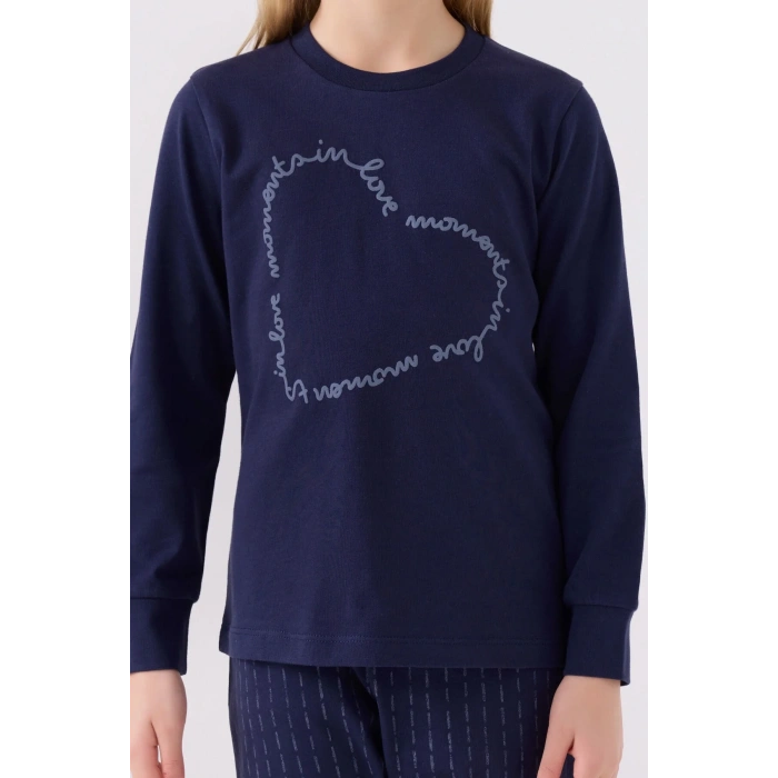 ARNETTA ANNE KIZ İKİLİ TAKIM - LACİVERT