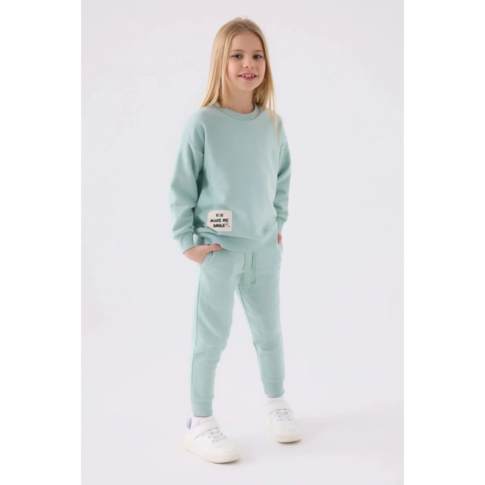 KIZ ÇOCUK EŞOFMAN TAKIM - A.PEMBE