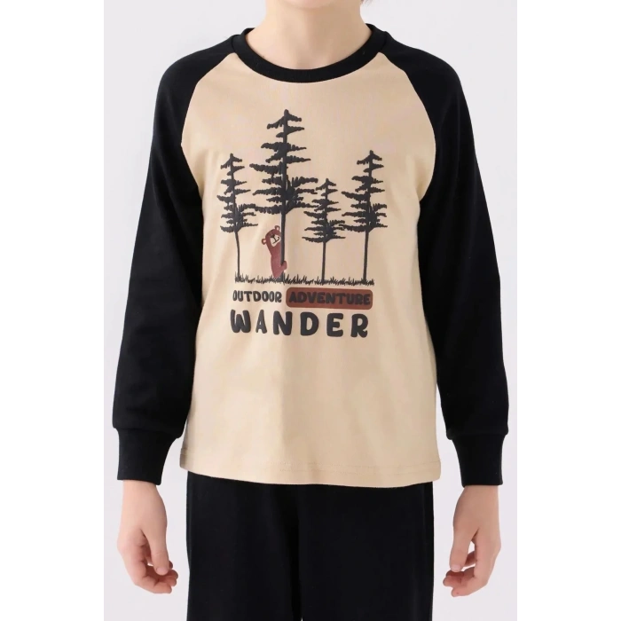 ERKEK ÇOCUK İKİLİ TAKIM - BEJ