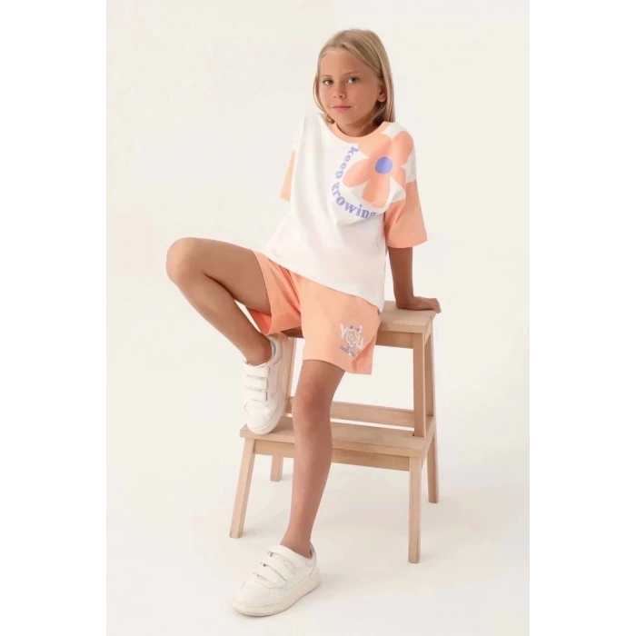 KIZ ÇOCUK ŞORT TAKIM - SOMON