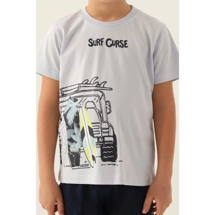 ERKEK ÇOCUK BERMUDA TAKIM - GÖKYÜZÜ