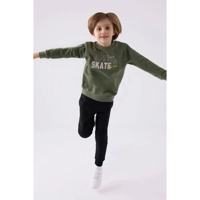 ERKEK ÇOCUK EŞOFMAN TAKIM - HAKİ