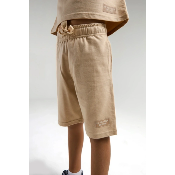ERKEK ÇOCUK BERMUDA TAKIM - BEJ