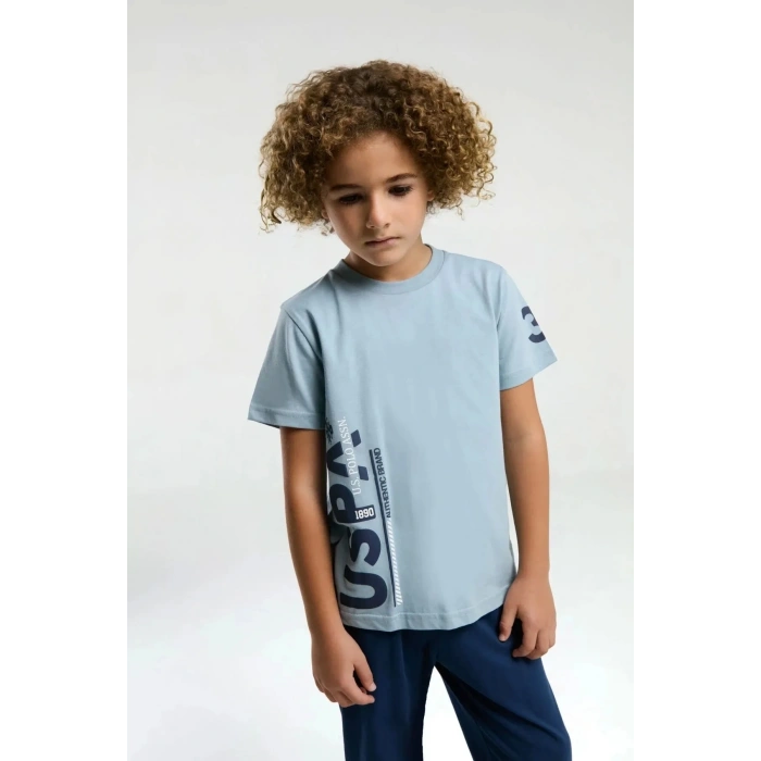 ERKEK ÇOCUK PİJAMA TAKIMI - SOFT YEŞİL